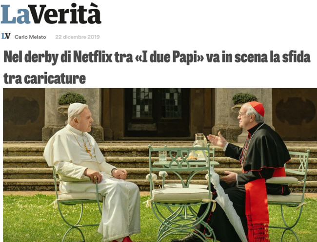 Les Deux Papes: Un coup bas contre Benoît XVI