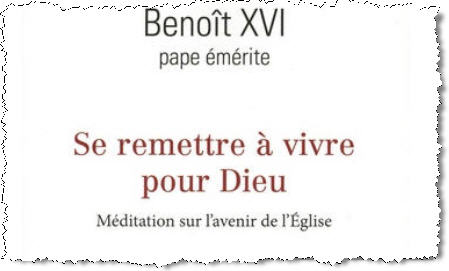 Cadeau de Noël: un texte de Benoît XVI…