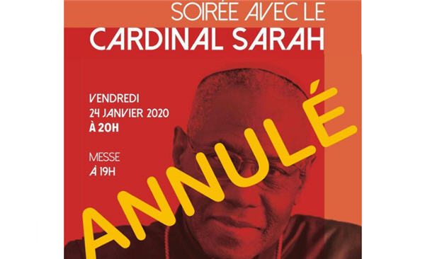 Cardinal Sarah: une blessure encore ouverte
