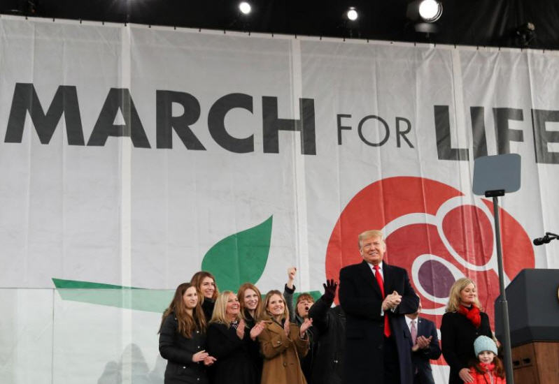 Trump à la Marche pour la vie