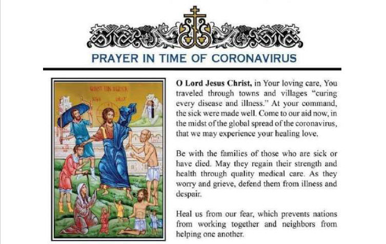 La prière en temps de coronavirus du Père Scalese
