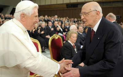 Benoît XVI et Giorgio Napolitano: une amitié surprenante, au-delà des appartenances