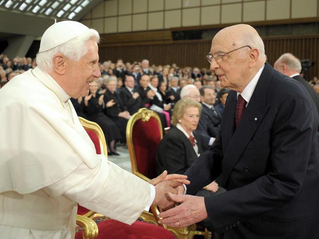 Benoît XVI et Giorgio Napolitano: une amitié surprenante, au-delà des appartenances
