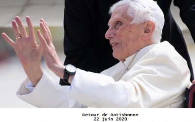 Le pélerinage de Benoît XVI