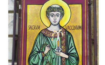 L&rsquo;icône de saint Étienne au vaccin