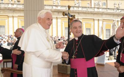 Mort de Benoît XVI: le beau message de Mgr Aillet