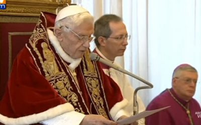 Renonciation de Benoît XVI. Et si….?