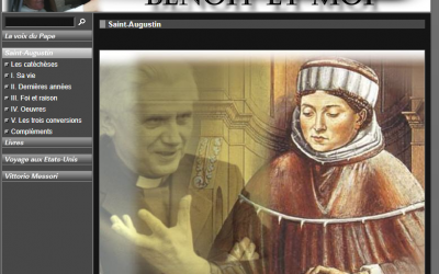 Benoît XVI et saint Augustin