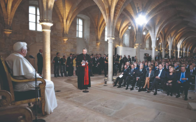 Pour Benoît XVI, les Bernardins, pour Léon XIV, l’UNESCO
